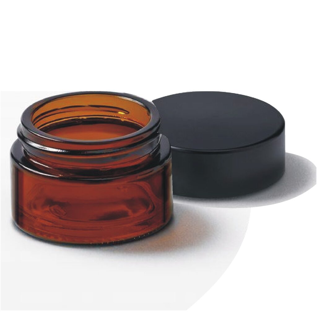 amber glaskrukker 15 ml