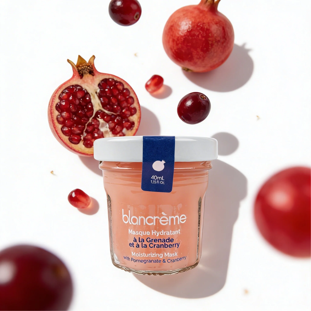 GRANATÆBLE & TRANEBÆR SORBET MASKE - Image 2